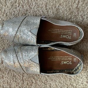 Toms-Silver Sparkles
